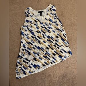 ⭐️ White House Black Market women’s silk top size large